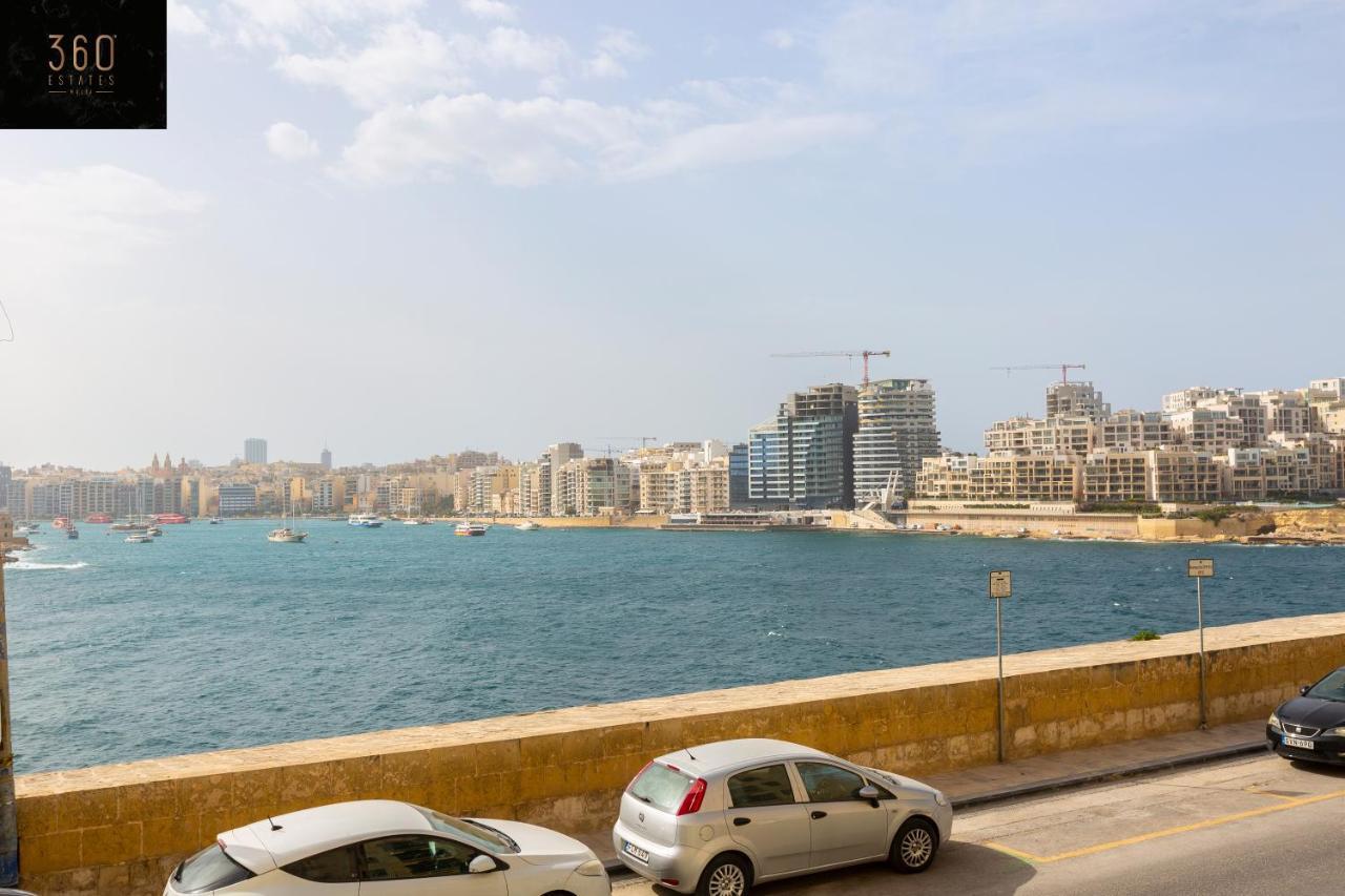 Seafront - Top Location, Top Floor With Wifi & Ac By 360 Estates Valletta Exterior foto