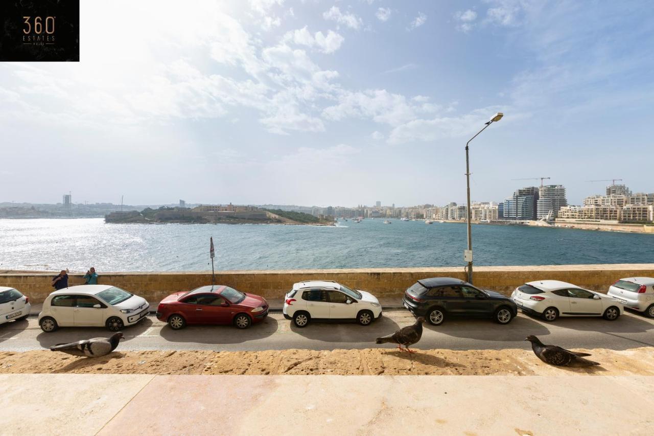 Seafront - Top Location, Top Floor With Wifi & Ac By 360 Estates Valletta Exterior foto
